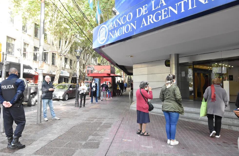 Banco Nación (Foto: Mariana Villa / Los Andes)
