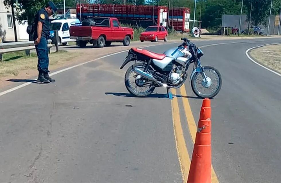 Accidente de tránsito en Villaguay.