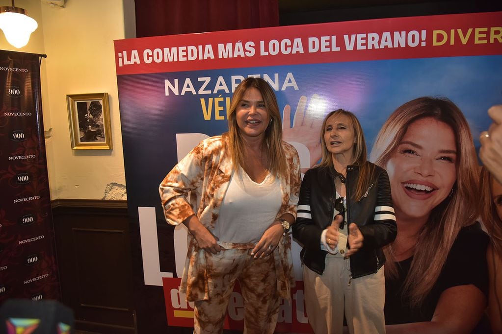 Gladys Florimonte y Nazarena Velez presentan su obra para Carlos Paz 2 Locas ( Ramiro Pereyra / La Voz) 