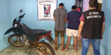 Motocicletas recuperadas en Puerto Iguazú tras operativos policiales