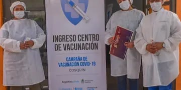 Campaña de Vacunación contra el Covid-19 en Cosquín.