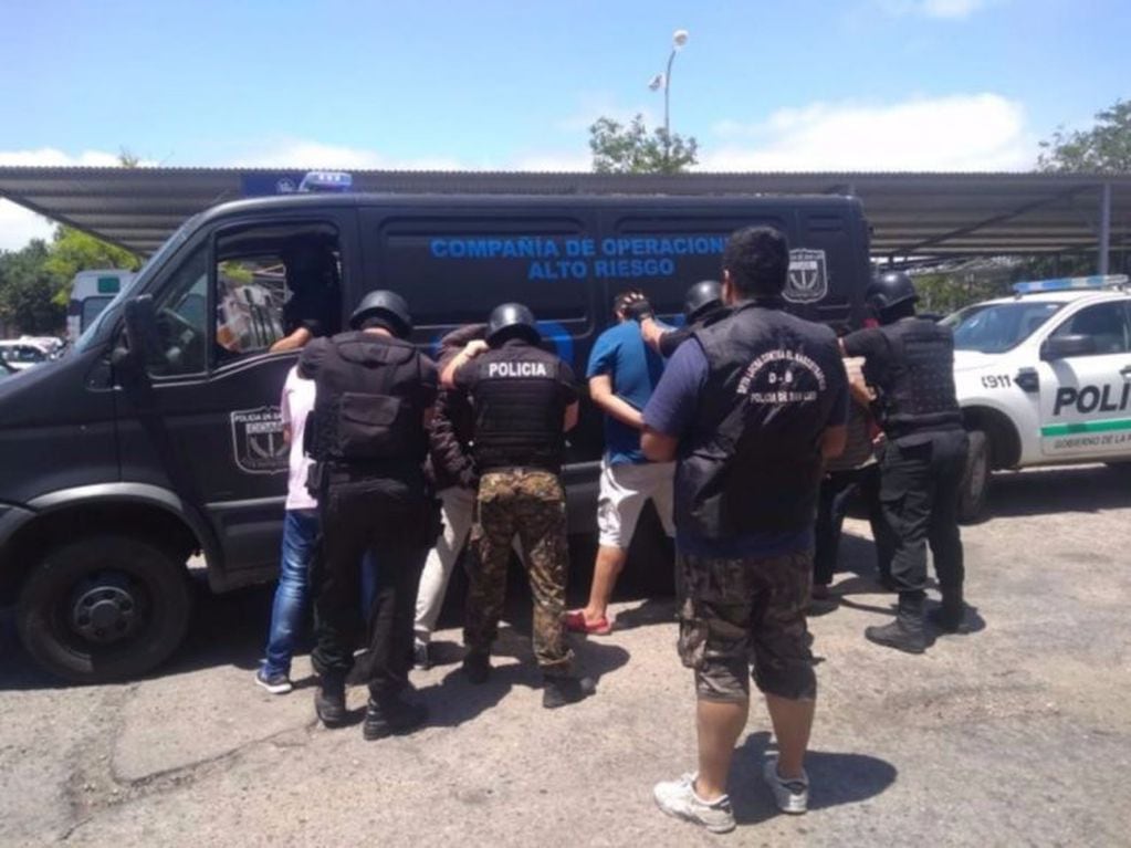 La banda era liderada por dos efectivos policiales de San Luis que se encontraban en disponibilidad.