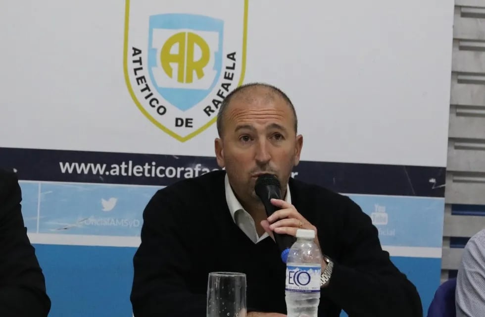 El presidente de Atlético de Rafaela, Diego Kurganoff