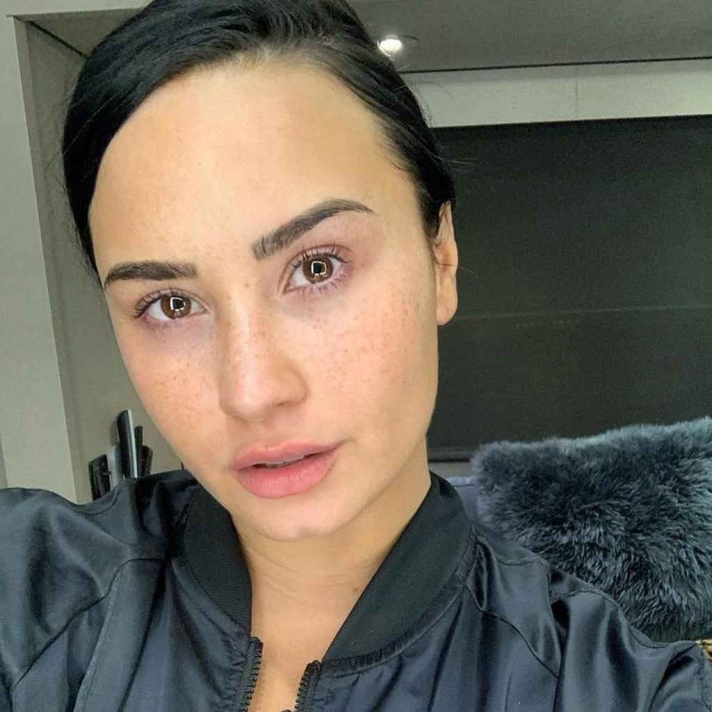 La foto sin maquillaje de Demi Lovato (Instagram/@ddlovato)