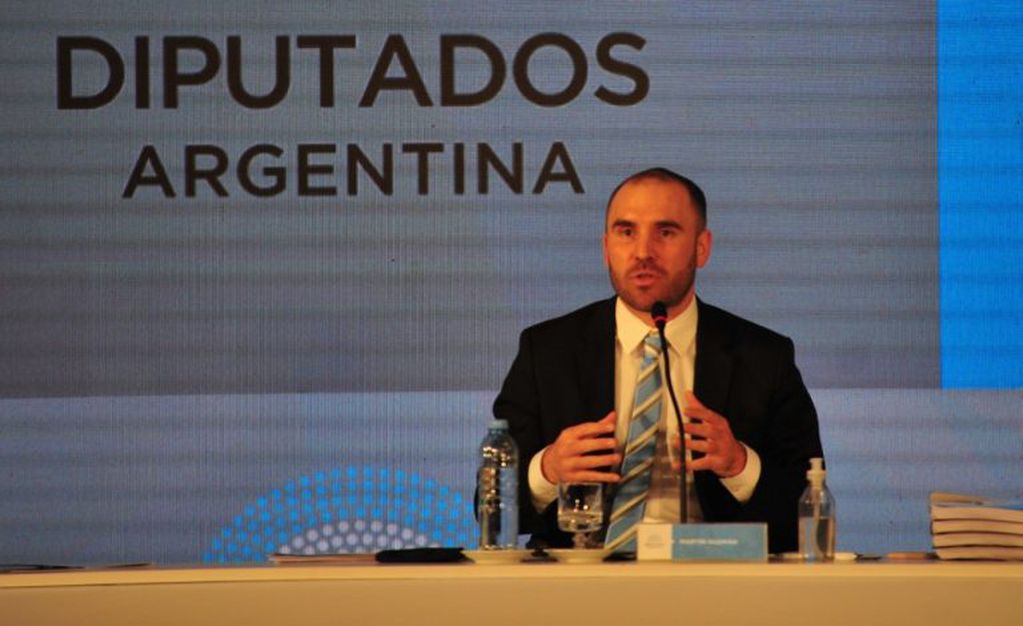 Martín Guzmán presentó el Presupuesto 2021 en Diputados. (Foto; Clarín)