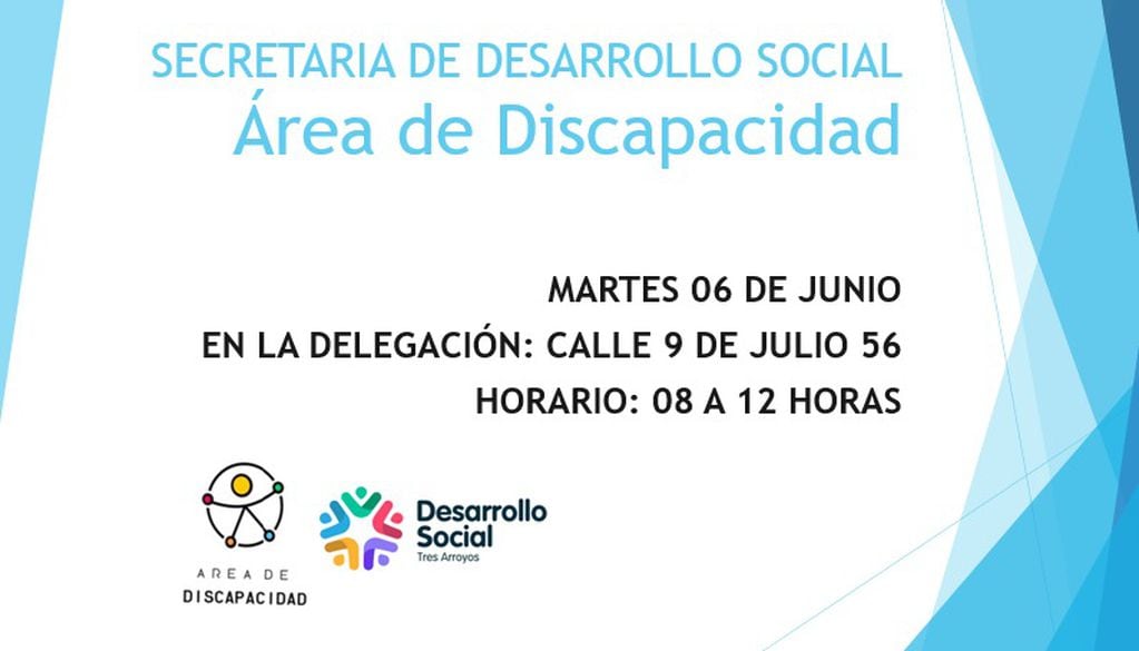 El Área de Discapacidad de Desarrollo Social de Tres Arroyos estará presente en Orense