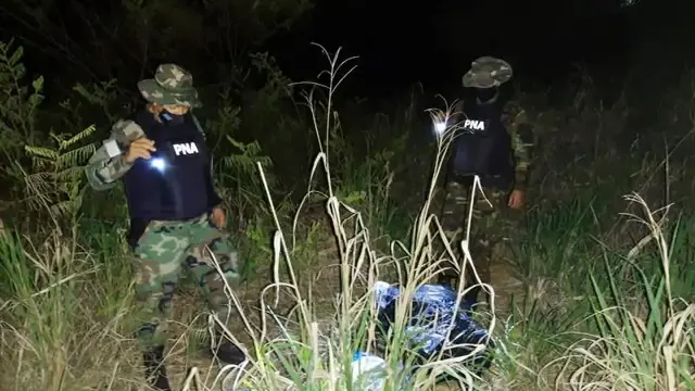 Prefectura Naval Argentina secuestró marihuana en Santa Ana