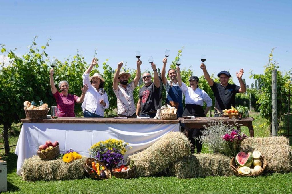 Alvear con sus costillars al ensartador fue protagonista del programa Cocineros Argentinos.