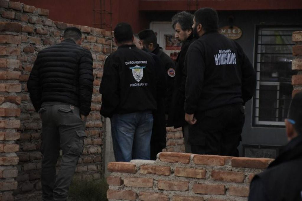 Caso Magallanes: inspeccionaron el lugar del crimen en el barrio 200 viviendas en San Luis