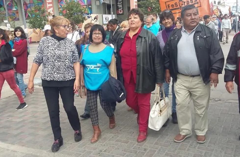 Dirigentes del Frente Amplio Gremial de Jujuy