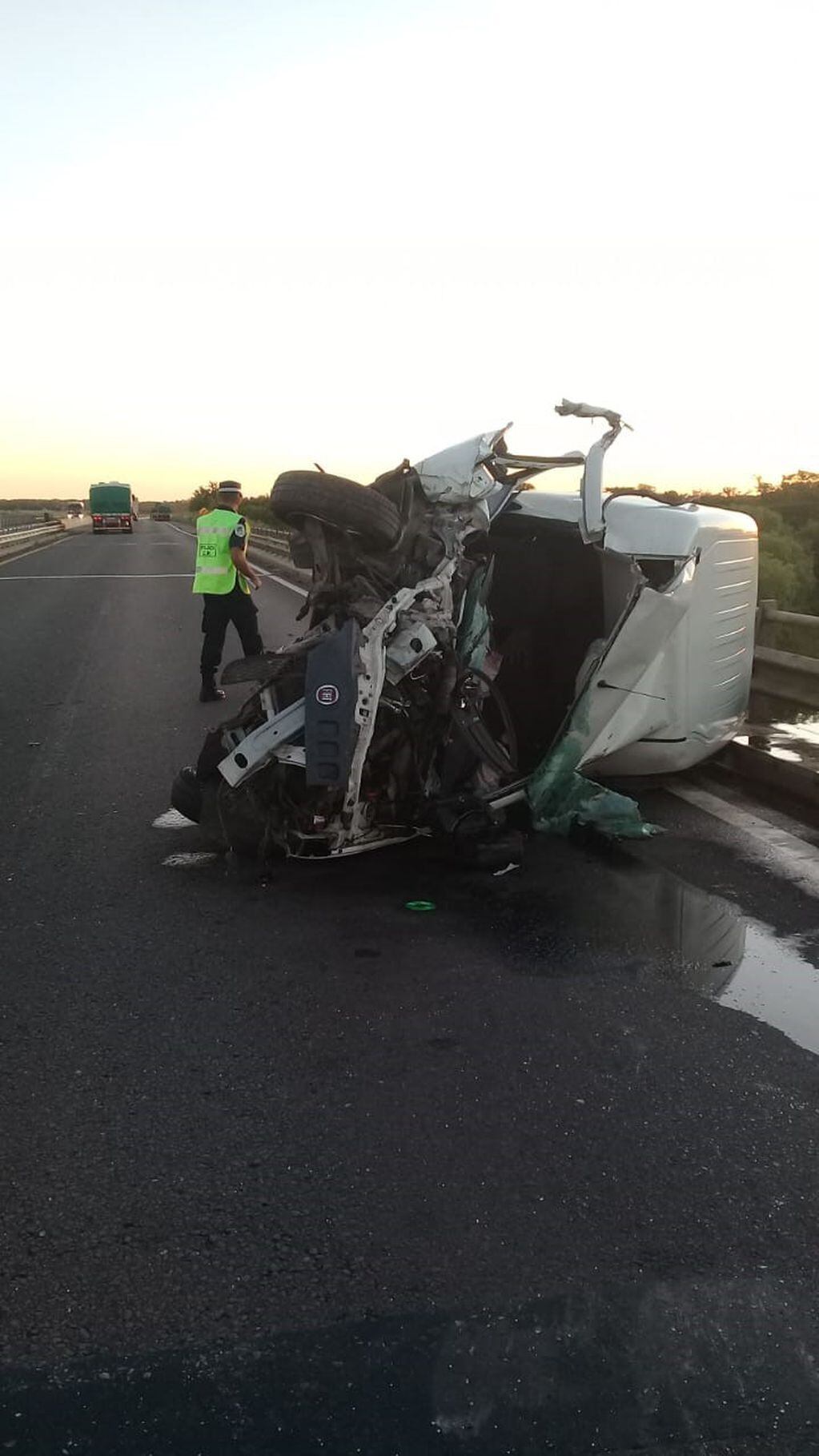 Accidente Ruta 14
Crédito: Policía Entre Ríos