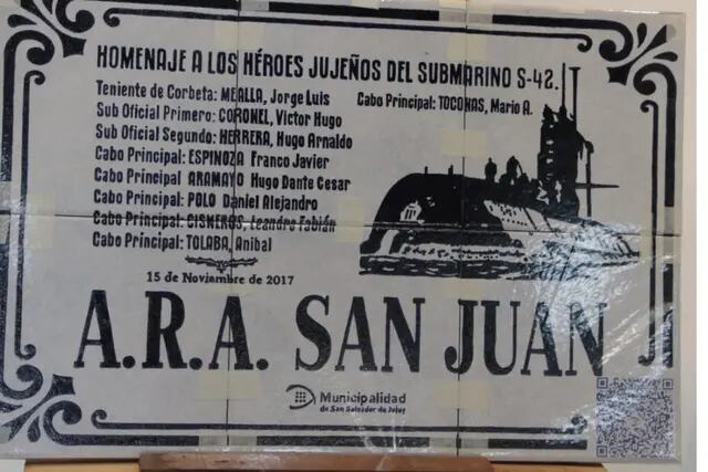 Homenaje a tripulantes del ARA San Juan en Jujuy