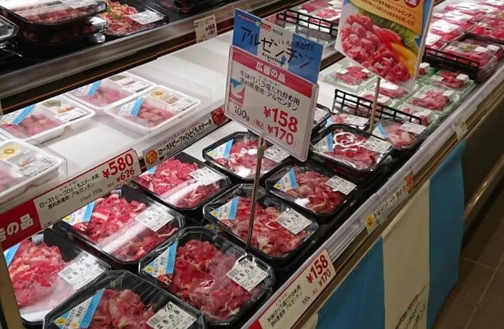 La carne vacuna de Río Negro ya se vende en las góndolas japonesas.