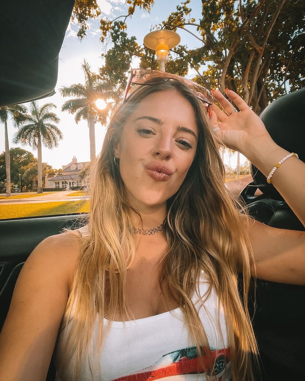 Corpiño de encaje y mucho escote: Nati Jota paralizó Instagram con un sensual look desde Miami