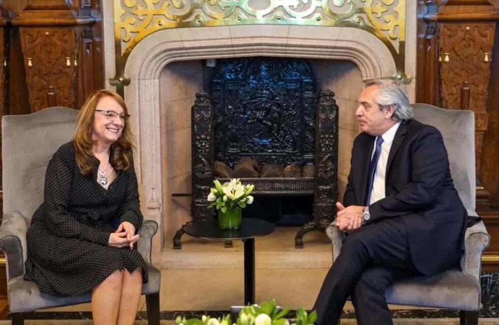 reunión de Alicia Kirchner con Alberto Fernández