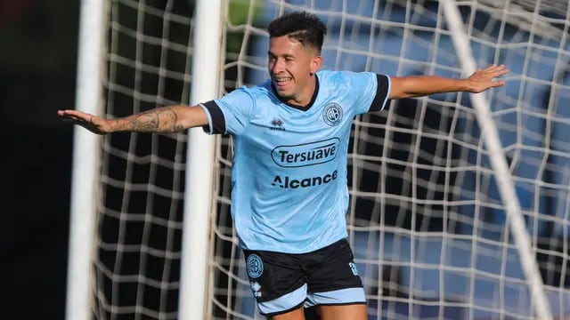 Mariano Miño, gol para Belgrano