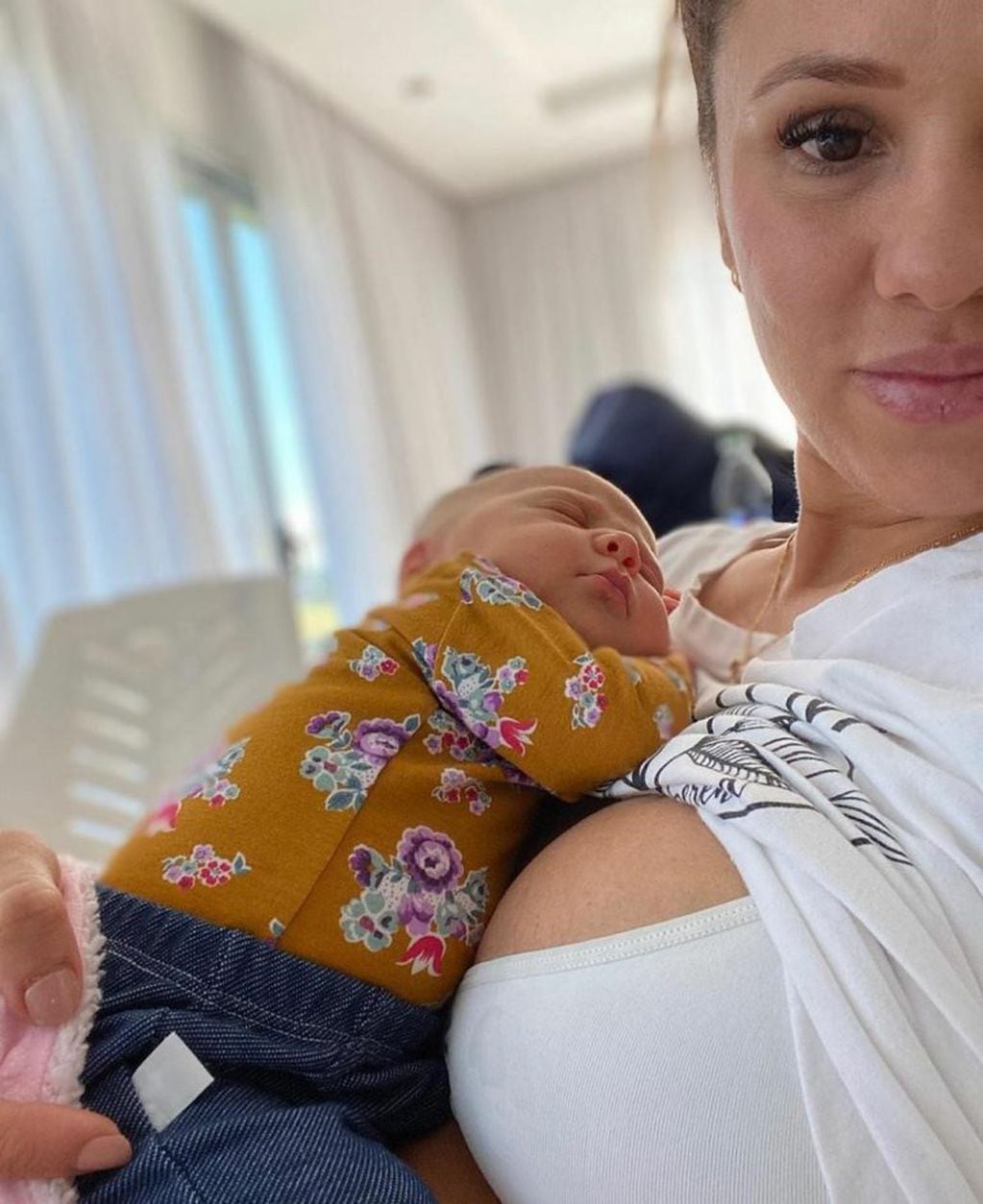 El 1° de junio pasado, Barby Silenzi dio a luz a Abril, su primera hija junto a "el Polaco".