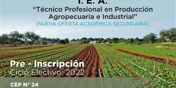 La localidad de Puerto Rico contará con una nueva oferta educativa: una Escuela Agrotécnica