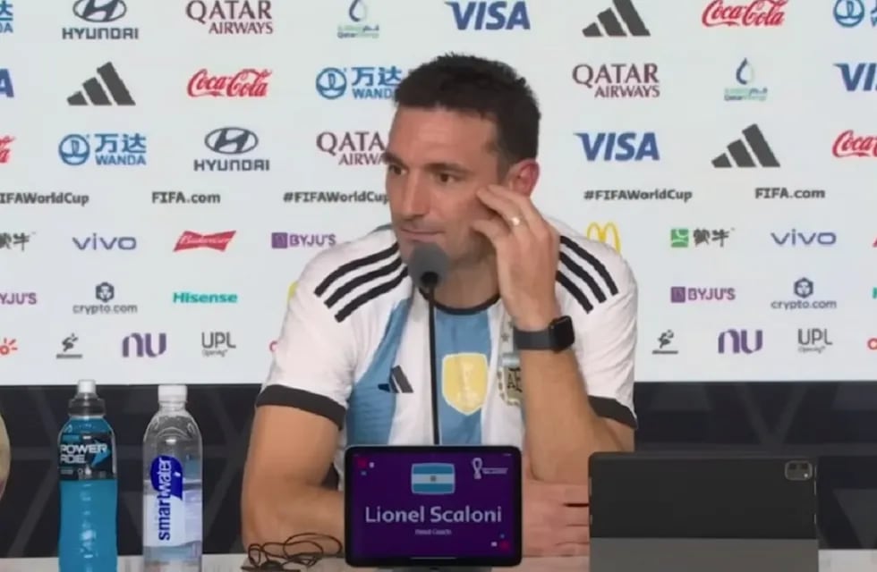 Lionel Scaloni, director técnico de la Selección Argentina (Captura de video)