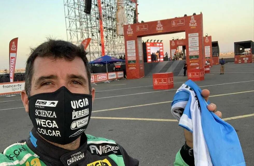 "Quiero volver a correr, quiero ser piloto del Dakar, lo hago porque me apasiona, es una posibilidad de poder competir" dijo Silva