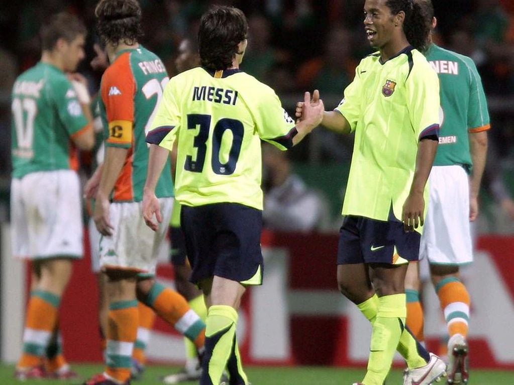 El 30 fue el primer dorsal que usó Lionel Messi en Barcelona.