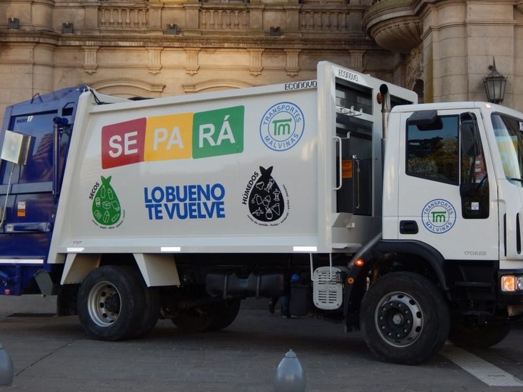 camión recolección de residuos Tres Arroyos