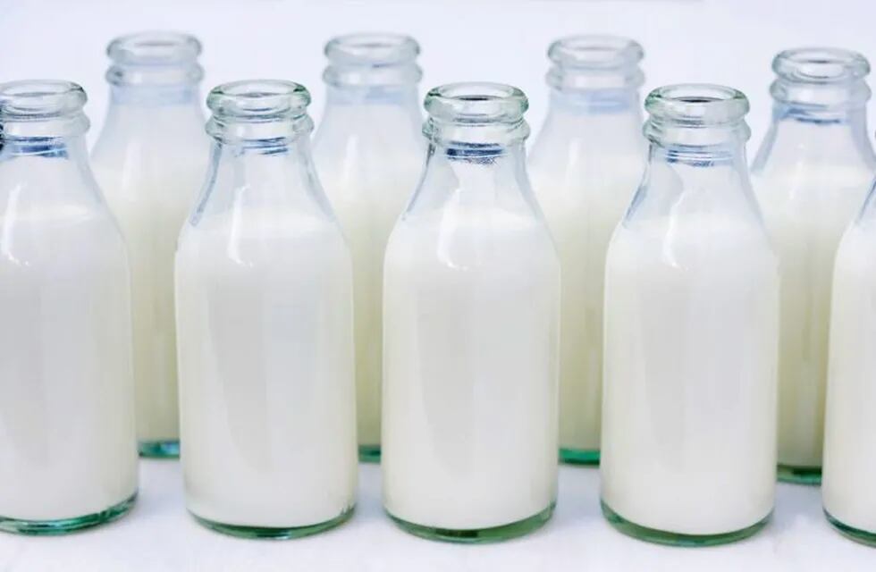 Botellas de leche