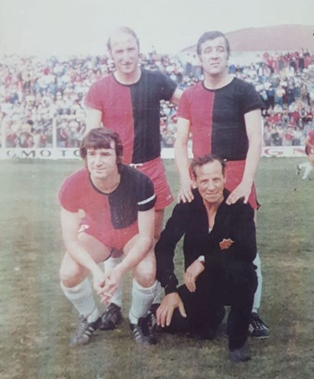 Salvador Cicchini, Pocho nieto, (arriba), Caruso González y Pepe Alvarez (abajo)