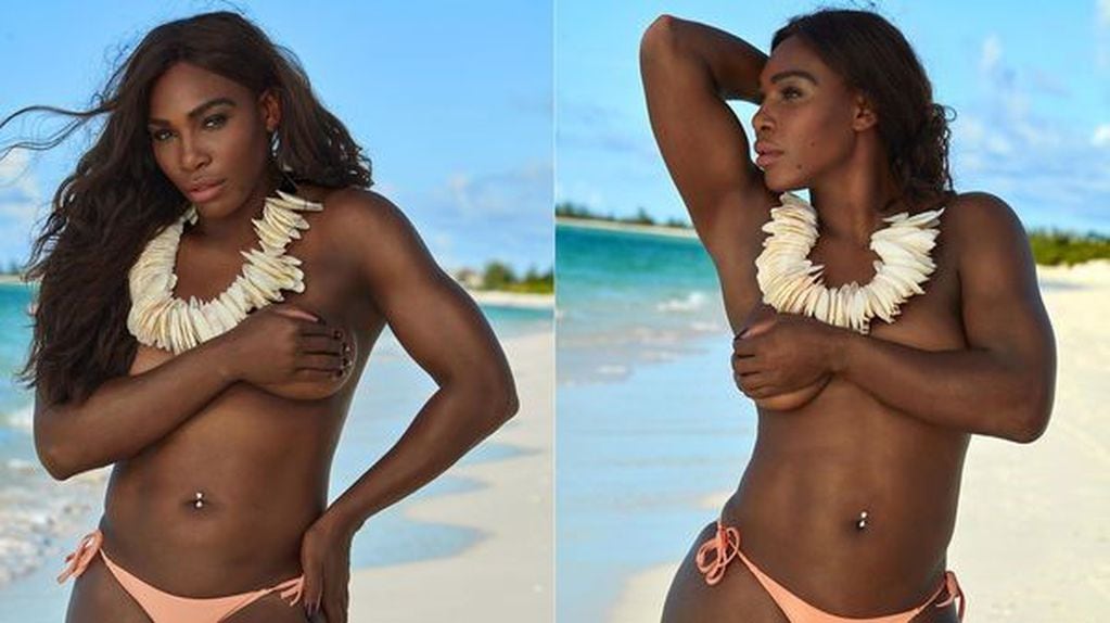 Topless infartante de Serena Williams para Sports Illustrated.