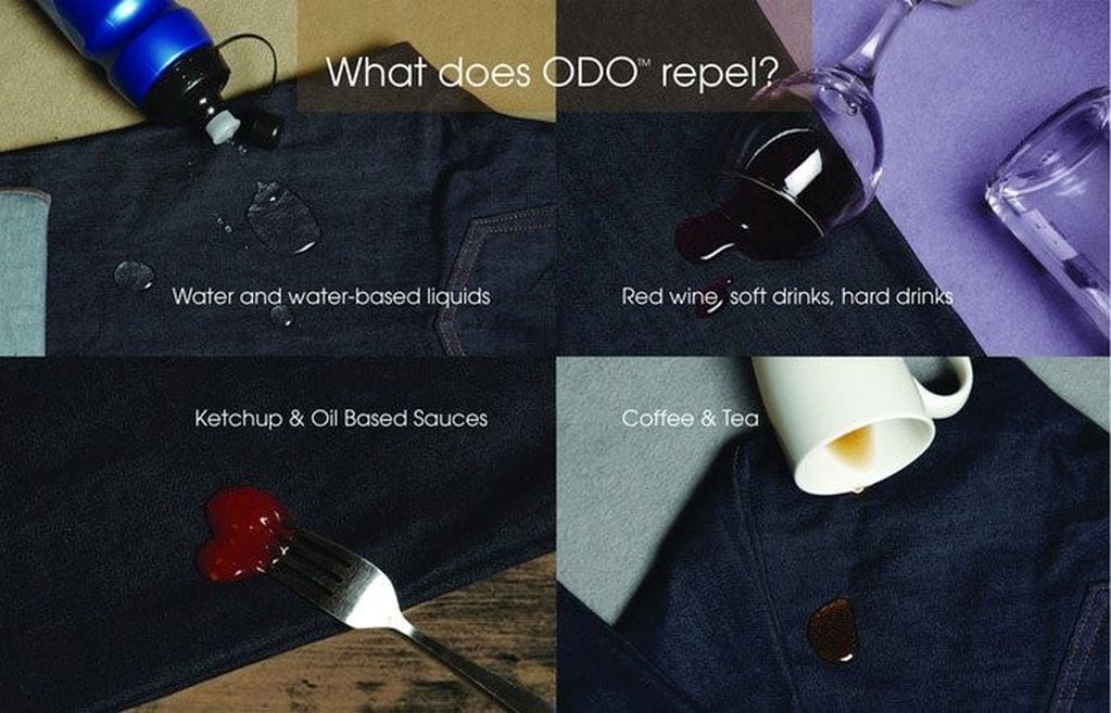 El material de estos jeans "repele las manchas" (@ododenim).