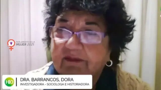 Parlamento de la Mujer 2021 con broche de oro: la participación de Dora Barrancos