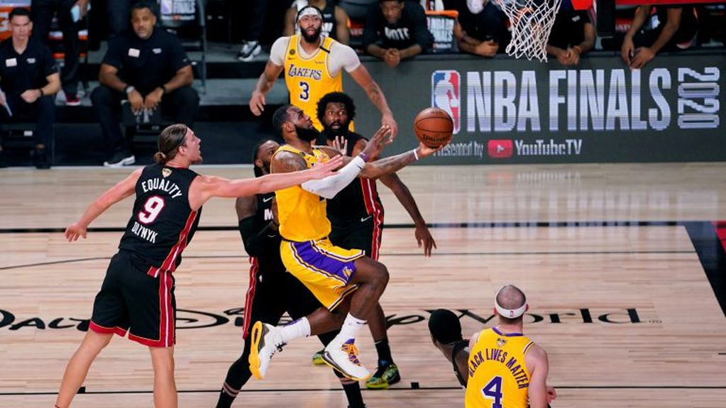 LeBron James, de Los Angeles Lakers (AP Photo/Mark J. Terrill)