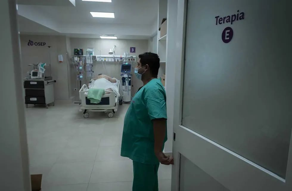 La terapia intensiva del Hospital El Carmen.