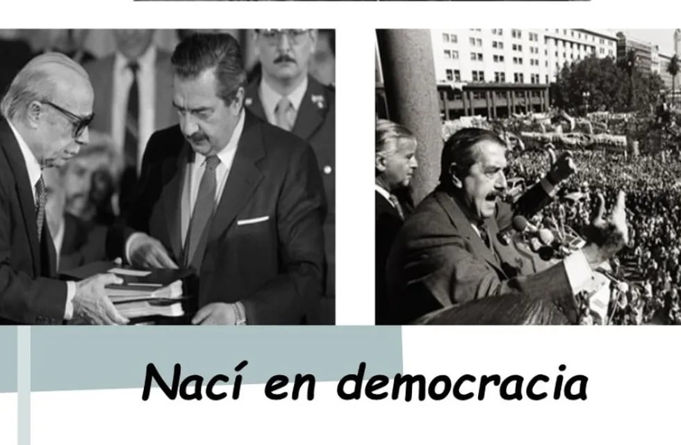 Agustín Gancedo "Nací en democracia"