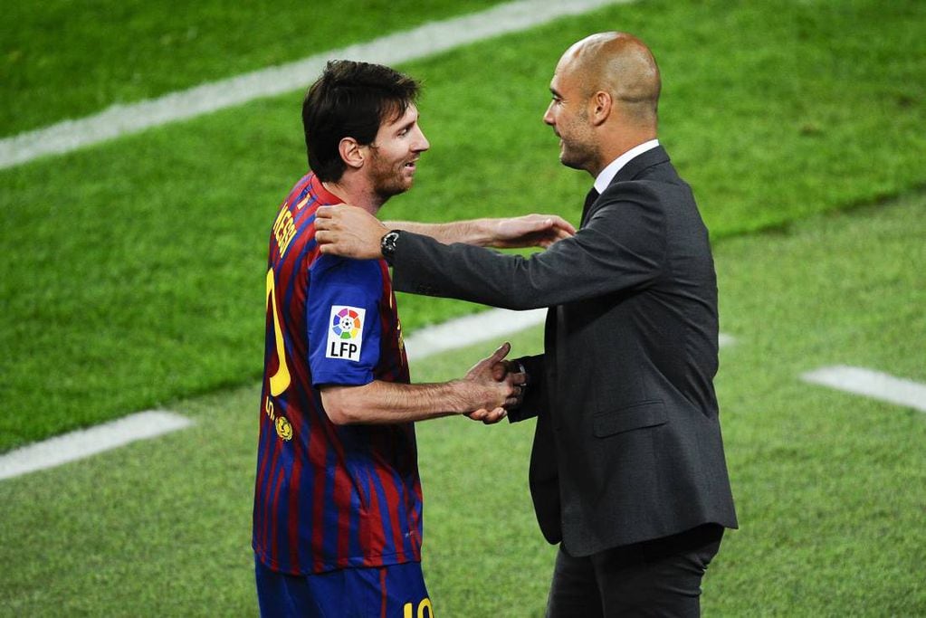 Messi y Guardiola: un vínculo que rompió todos los récords. Foto: AP.
