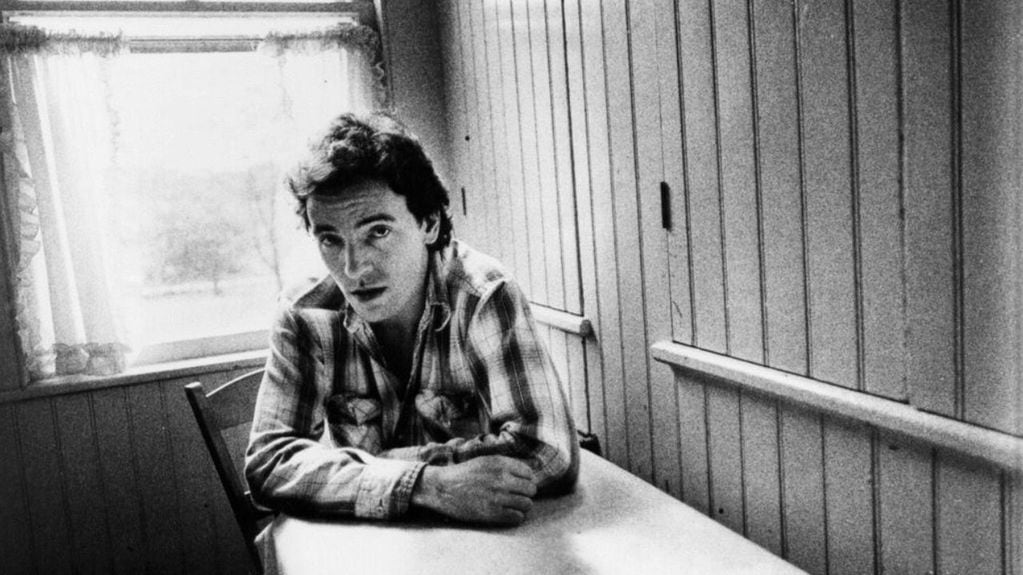 Bruce Springsteen durante el rpoceso de grabación de Nebraska en 1982.
