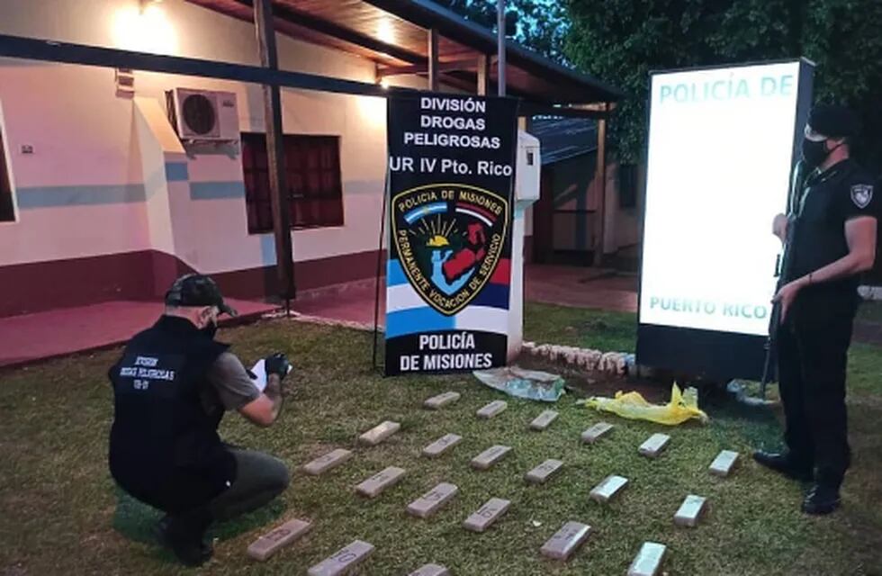 Policía incautó 16 kilogramos de marihuana