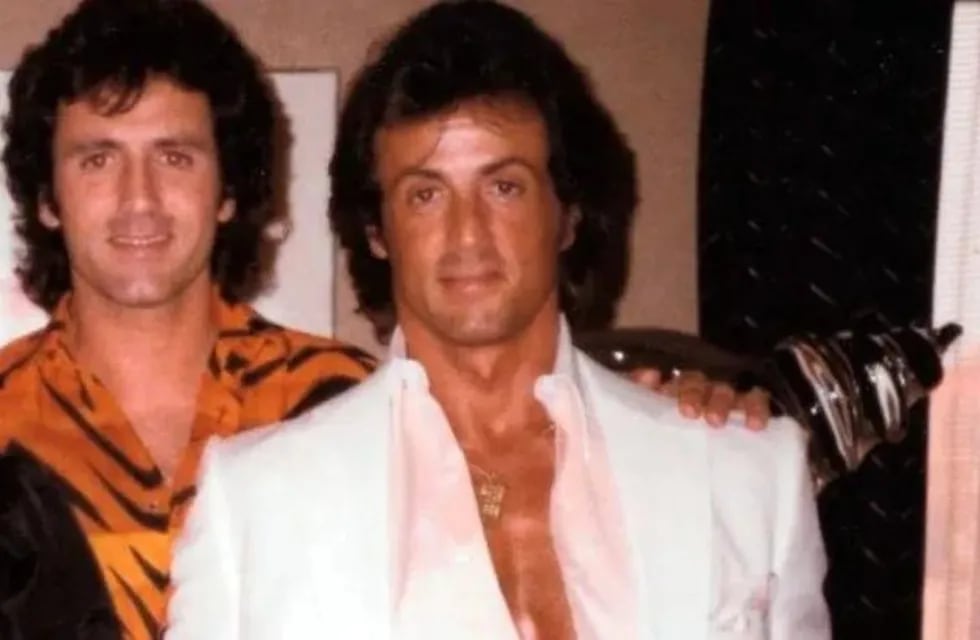 Frank y Sylvester Stallone.