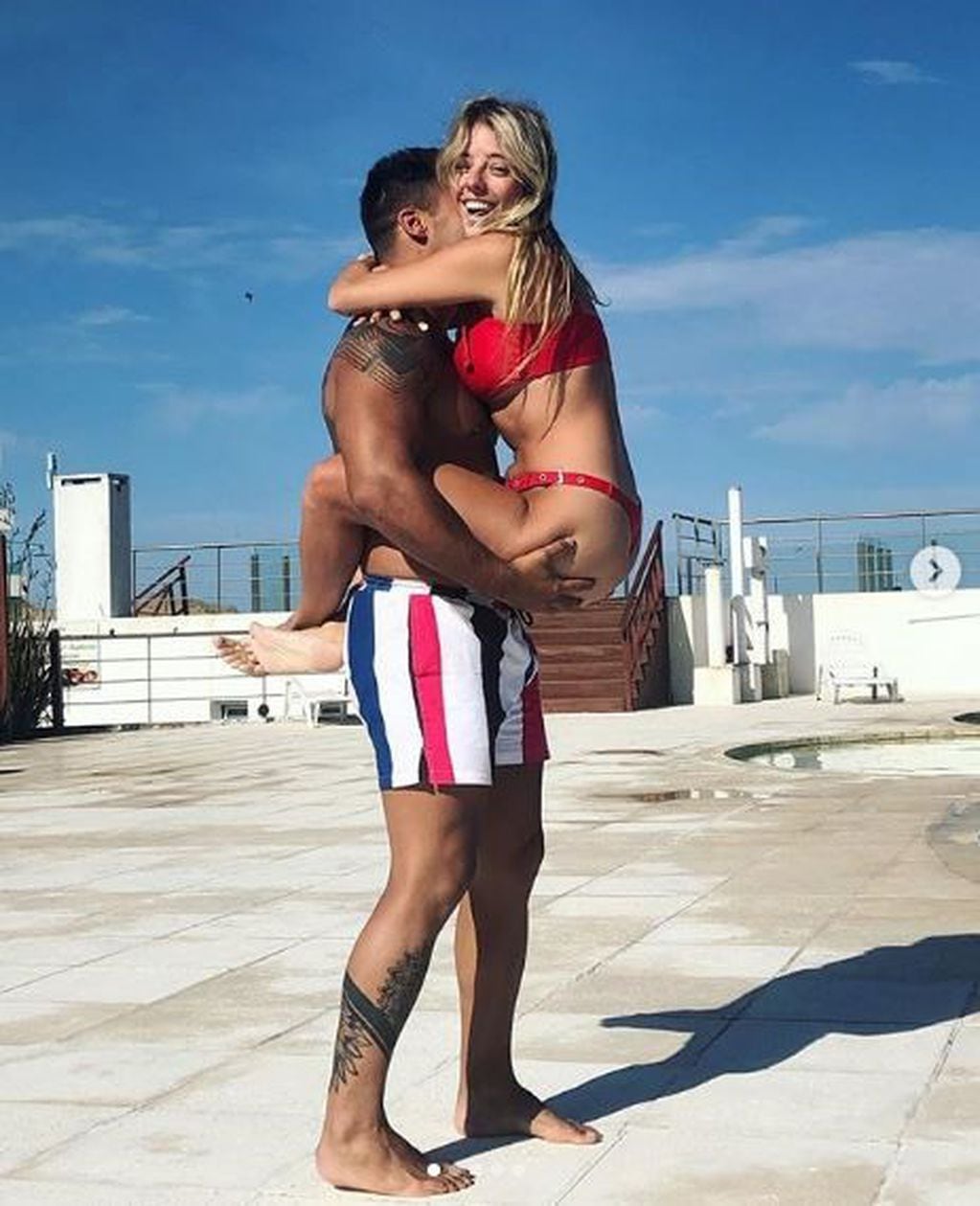 Nati Jota y su novio Bruno Siri (Instagram)