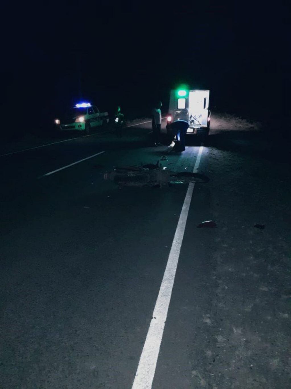 El accidente de Rivadavia Banda Sur. (Policía de Salta)