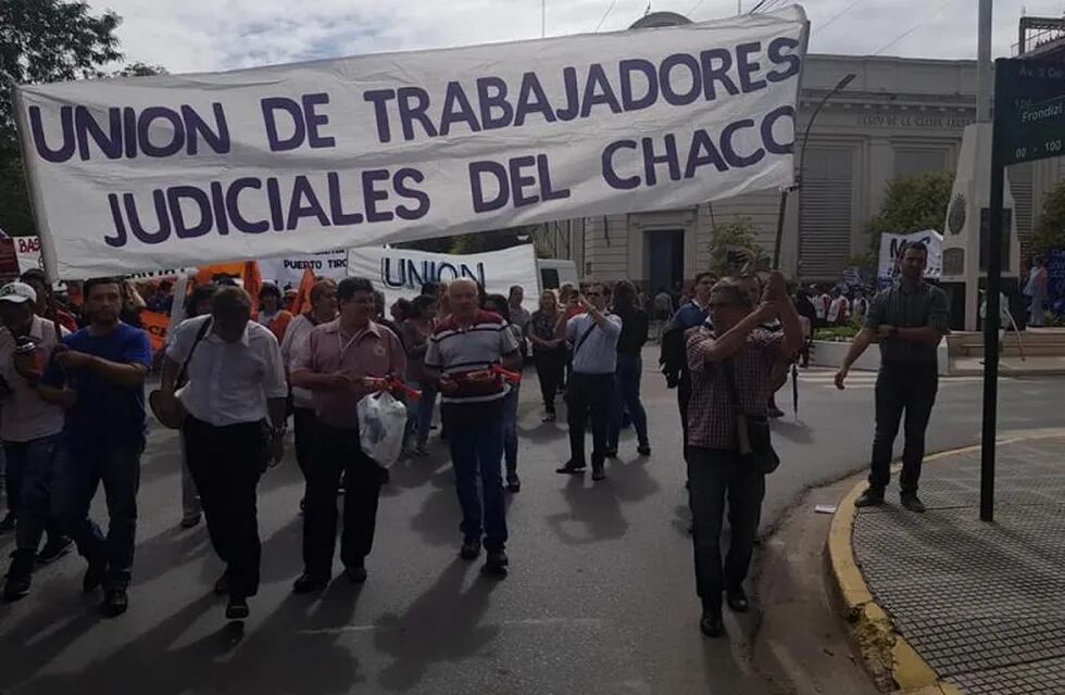 La Unión de Trabajadores Judiciales de Chaco reclama mejoras salariales. Realizarán un paro este jueves y viernes.