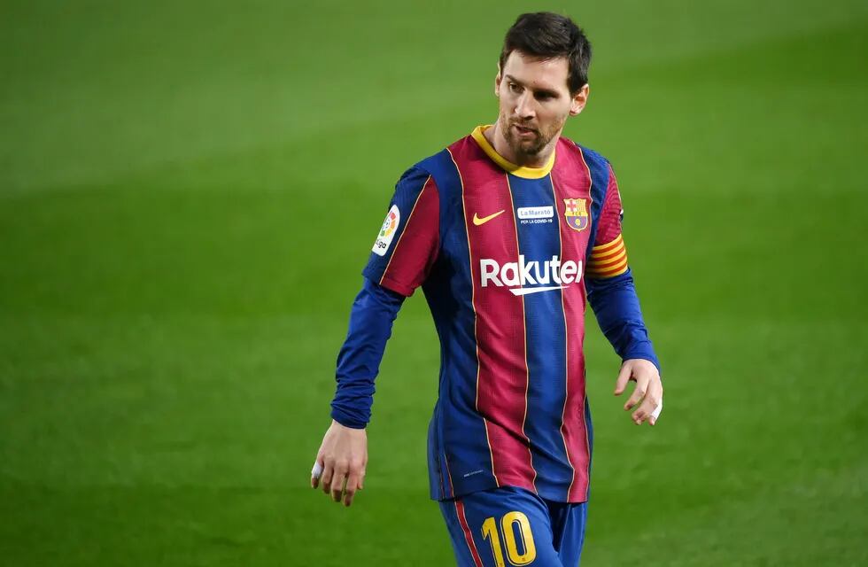 Lionel Messi, durante un partido del Barcelona. (Lluis Gene/AFP)