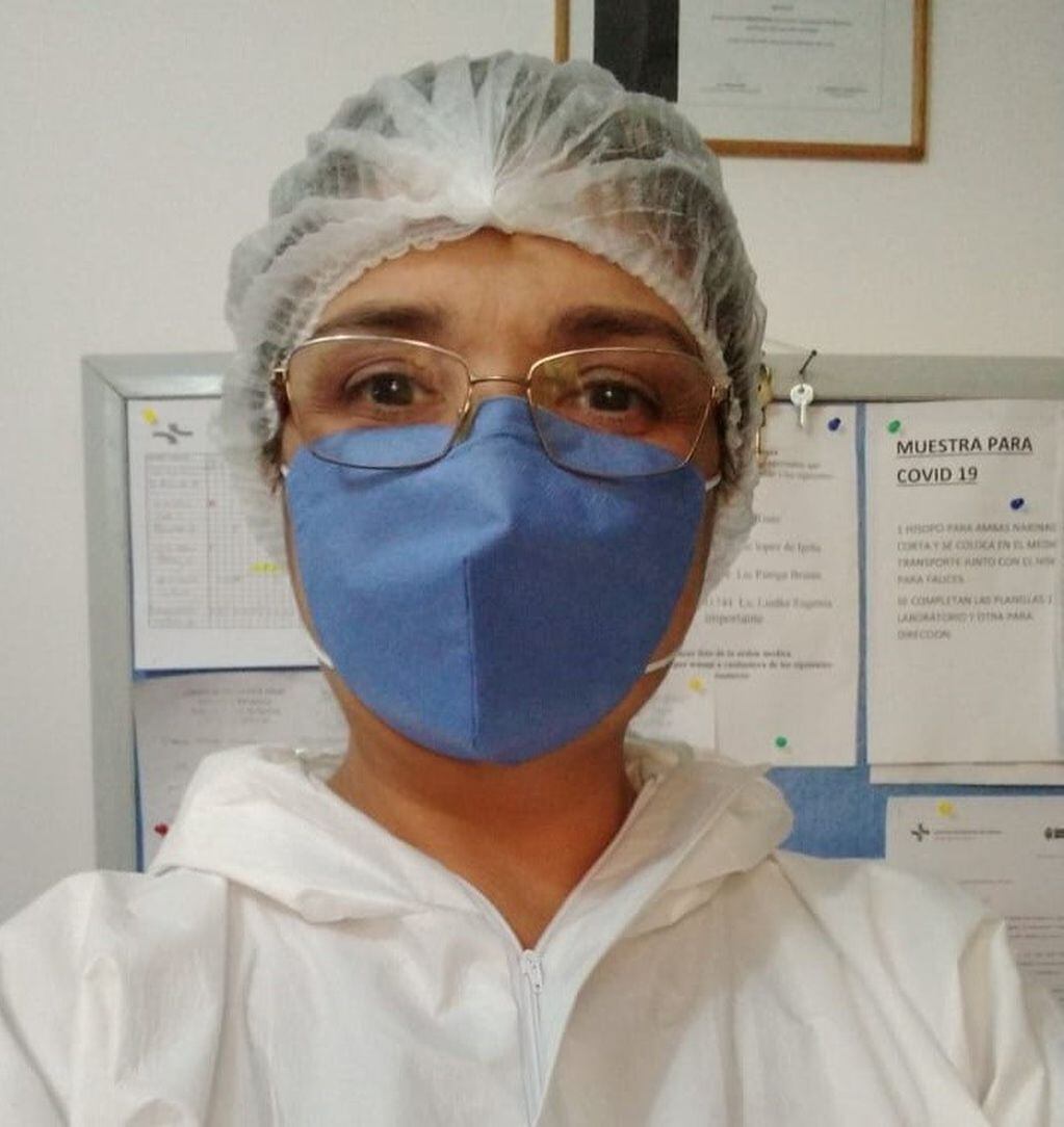 Gabriela Ñañez, Enfermera Hospital Pirovano Tres Arroyos