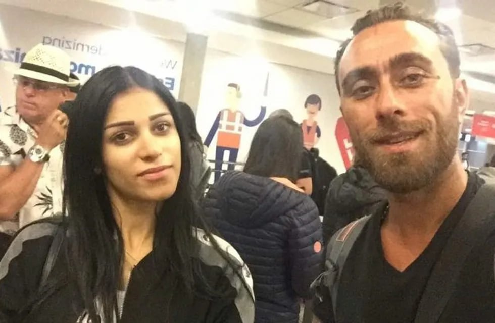 Hiam de 25 años y Said de 34, la nueva pareja de refugiados sirios que llega a San Luis.