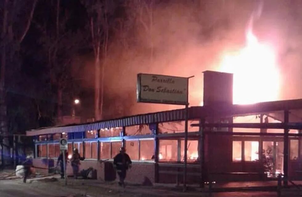 Incendio comedor San Sebastian