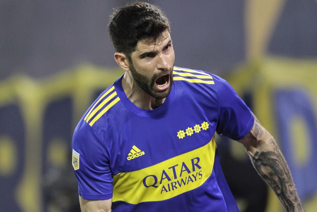 Nicolás Orsini metió su primer gol con la camiseta de Boca ante Colón. (Fotobaires)