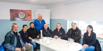 El intendente de Tolhuin se reunió con excombatientes de Malvinas