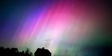 Las fotos y videos más impactantes de las auroras australes en Argentina