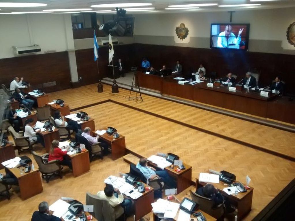 Recinto de sesiones de la Legislatura de Jujuy.