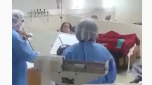 Músicos sorprendieron a pacientes internados